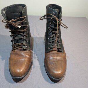 Ariat Black and Brown Lace Up Boots